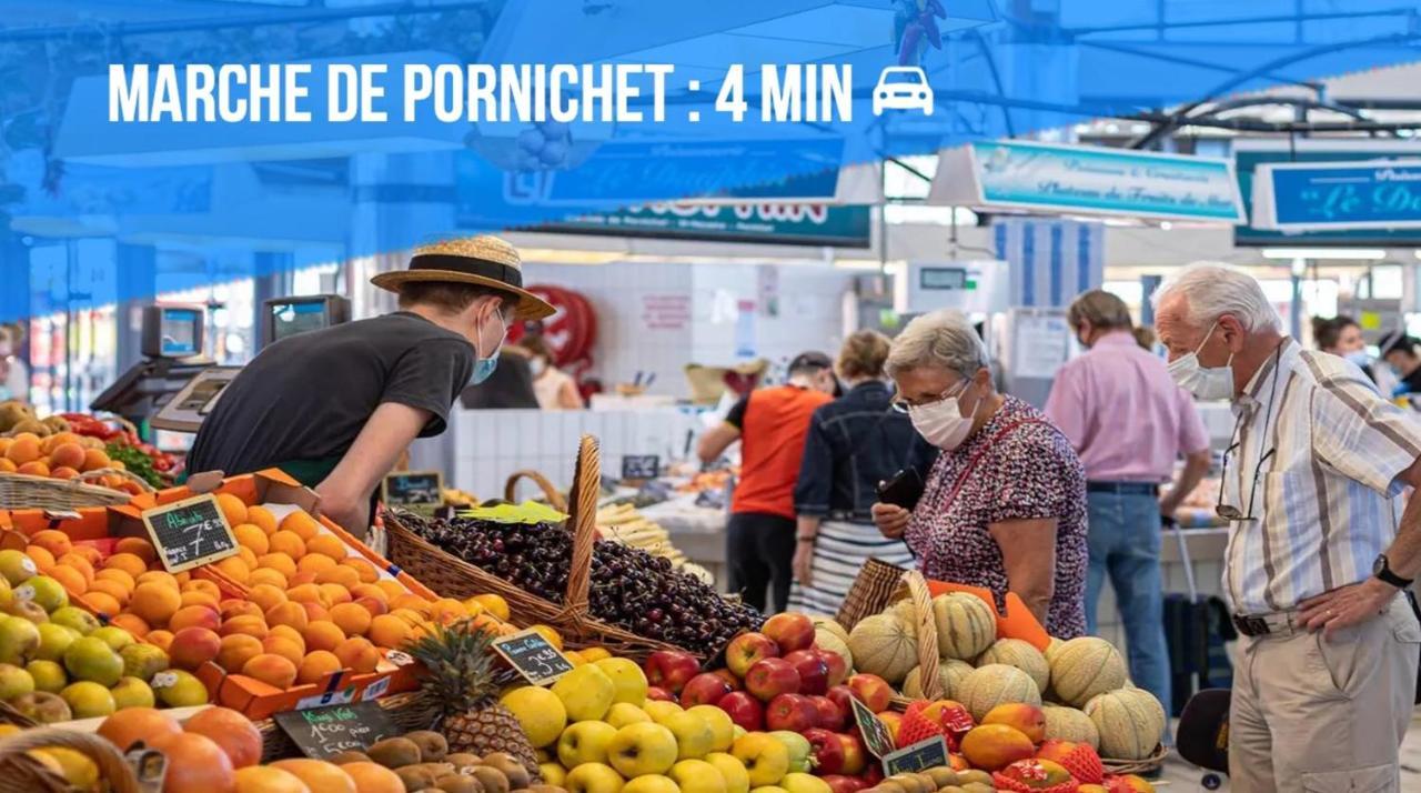 Appartement La Baule Pornichet Terrasse - Cuisine - Calme - Wifi - Parking Gratuit Exteriér fotografie